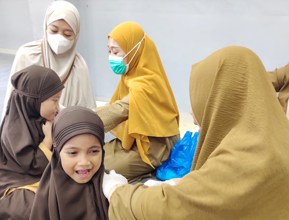 Anak Sekolah di Tanjungpinang Dapat Vaksin BIAS, Ini Manfaatnya