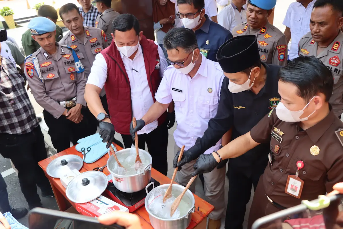 Polresta Tanjungpinang Musnahkan 2,9 Kg Sabu, Diperkirakan Selamatkan Hingga 24 Ribu Jiwa