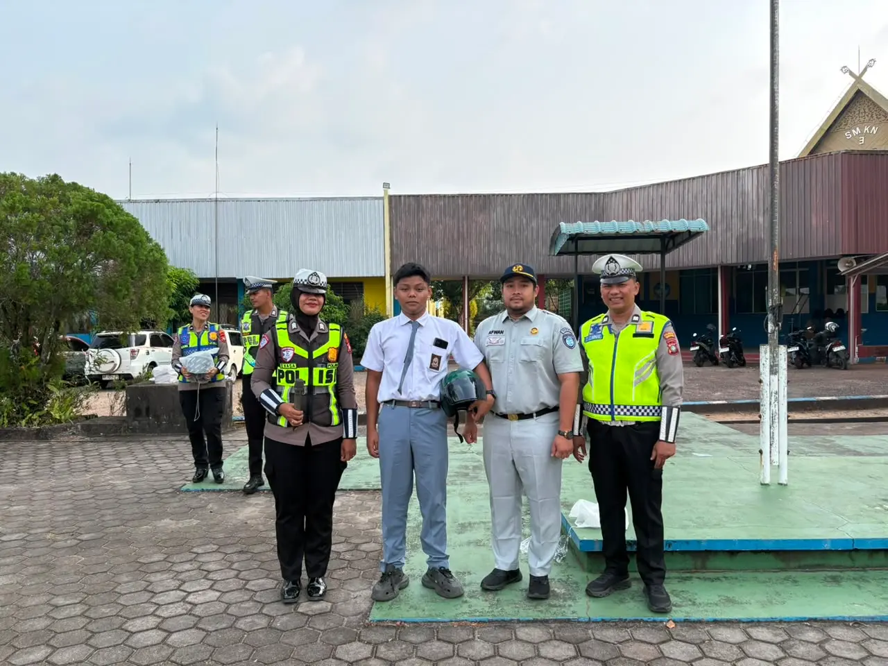 Police Goes To School, Satlantas Tanjungpinang Ingatkan Pelajar soal Etika Berkendara