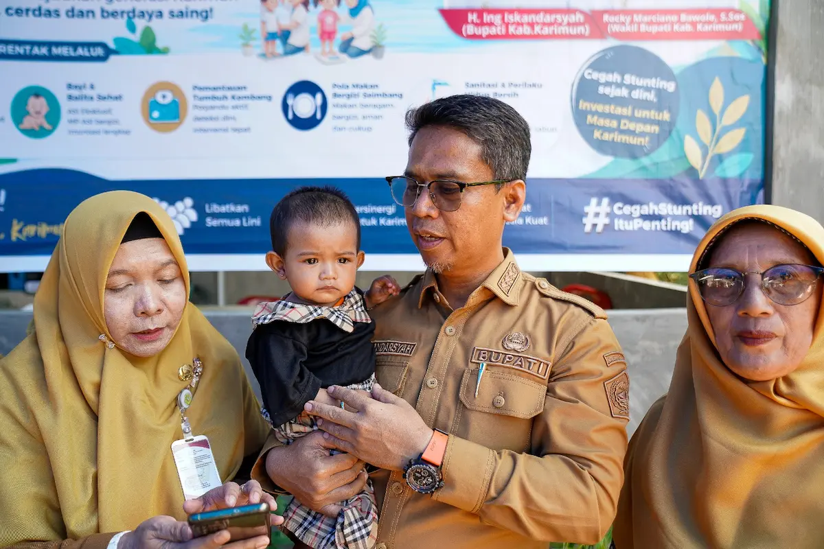 PT Saipem Dukung Penanganan Stunting di Karimun, Bupati Beri Apresiasi