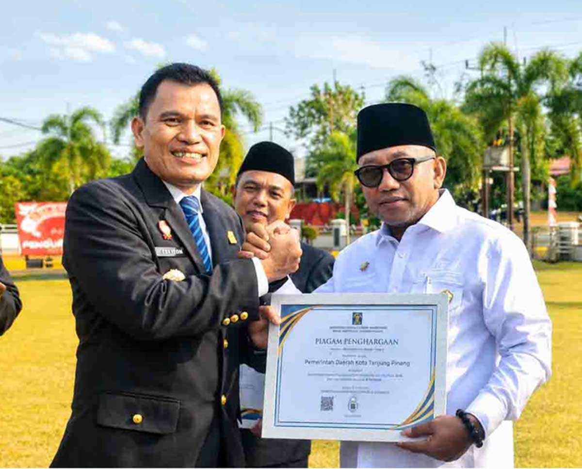 Tanjungpinang Raih Peringkat Pertama IRH 2026, Nilai Reformasi Hukumnya 100