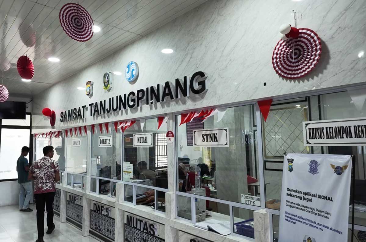 Bayar Pajak Kendaraan di Samsat Tanjungpinang Makin Mudah, Begini Komitmen Soal Pungli dan Pelayanan
