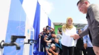 HUT ke-70 SUCOFINDO, Warga Toapaya Selatan Dapat Bantuan Sumur Bor Air Bersih
