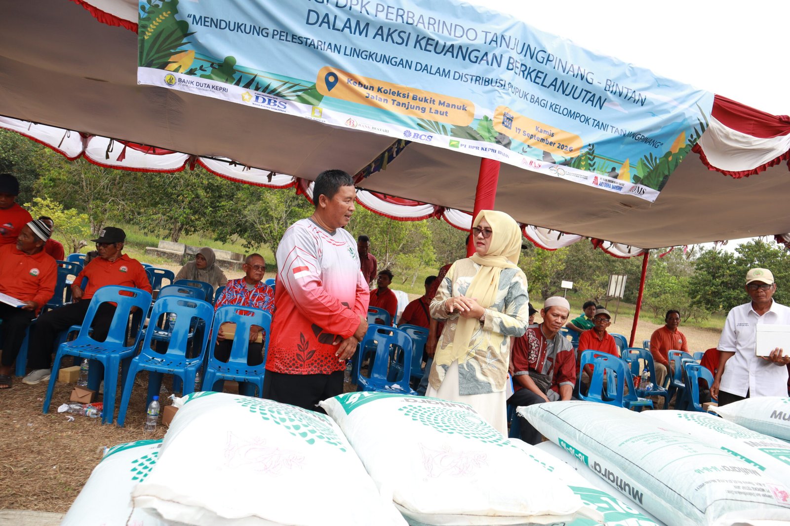 PERBARINDO dan Wako Lis Saluran Bantuan Pupuk untuk Petani Tanjungpinang