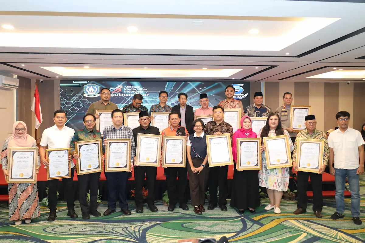 Dukung Ekosistem Media, AMSI Kepri Beri Apresiasi untuk Tokoh dan Lembaga