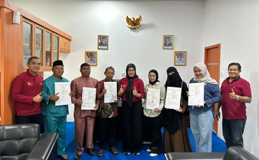 7 IKM Tanjungpinang Dapat Sertifikat Hak Merek Gratis dari Kemenperin