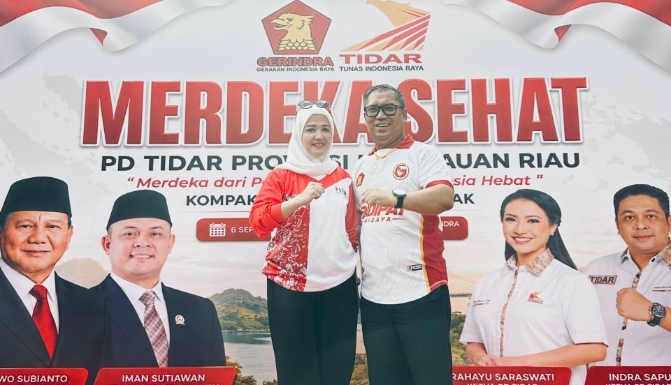 Merdeka Sehat Digelar di Batam, Nyanyang Haris Turun Langsung Ikut Senam