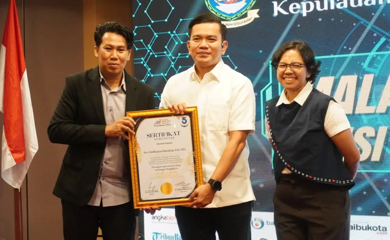 Roy Huffington Harahap Raih Apresiasi AMSI Kepri sebagai Jaksa Komunikatif