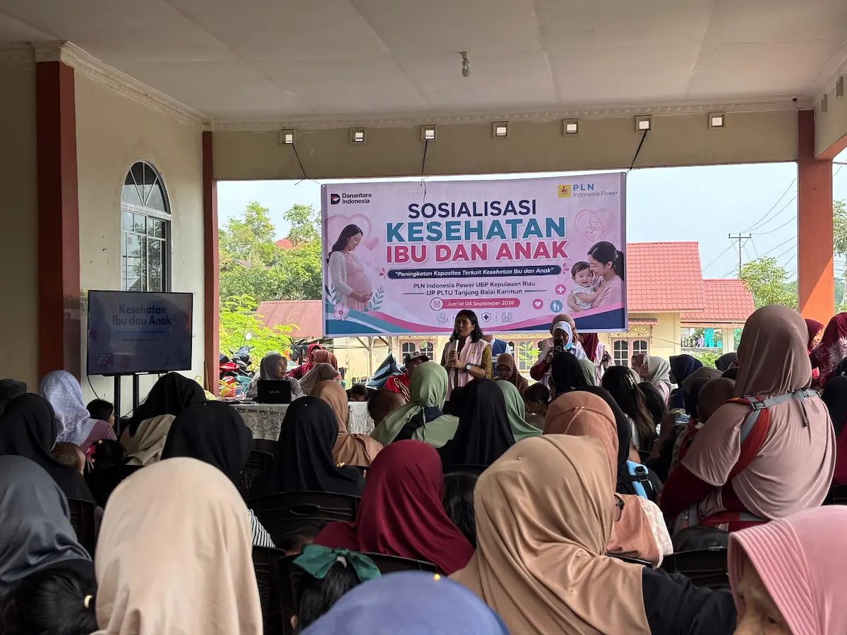 Edukasi Kesehatan Ibu dan Anak, Srikandi PLN Indonesia Power Bagikan 100 Paket Makan Sehat