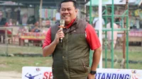 Sekda Bintan Buka Turnamen Voli Antar RW Cup V Desa Sebong Lagoi, 27 Tim Bertanding