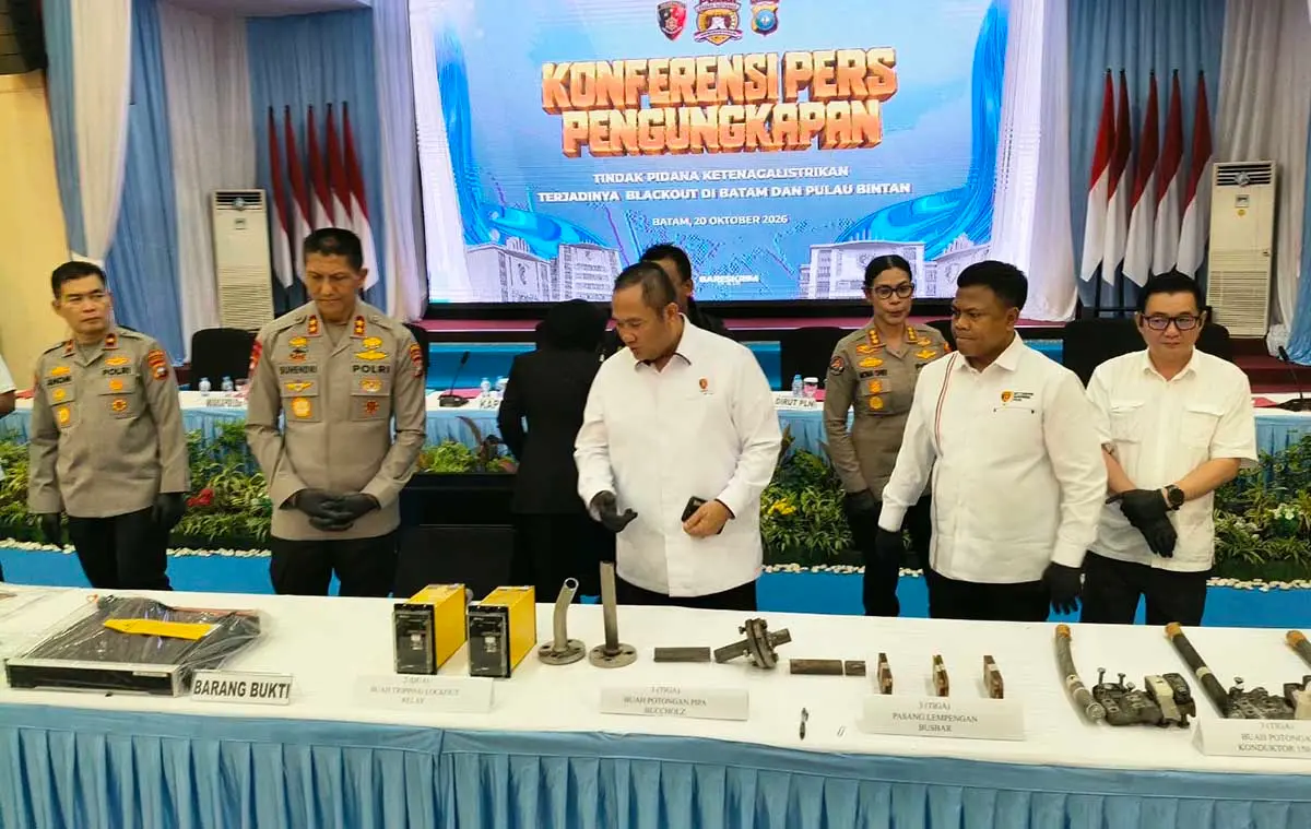 Blackout Batam-Bintan Rugikan Rp57,3 Miliar, Bareskrim Tetapkan 5 Tersangka