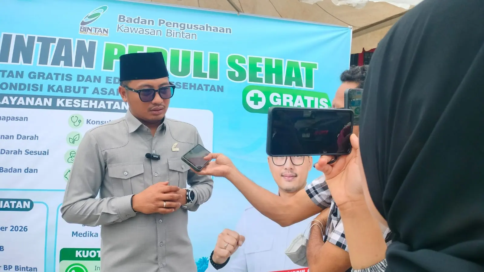 BP Kawasan Bintan Gelar Cek Kesehatan Gratis, Puluhan Warga Ikut Memeriksakan Diri